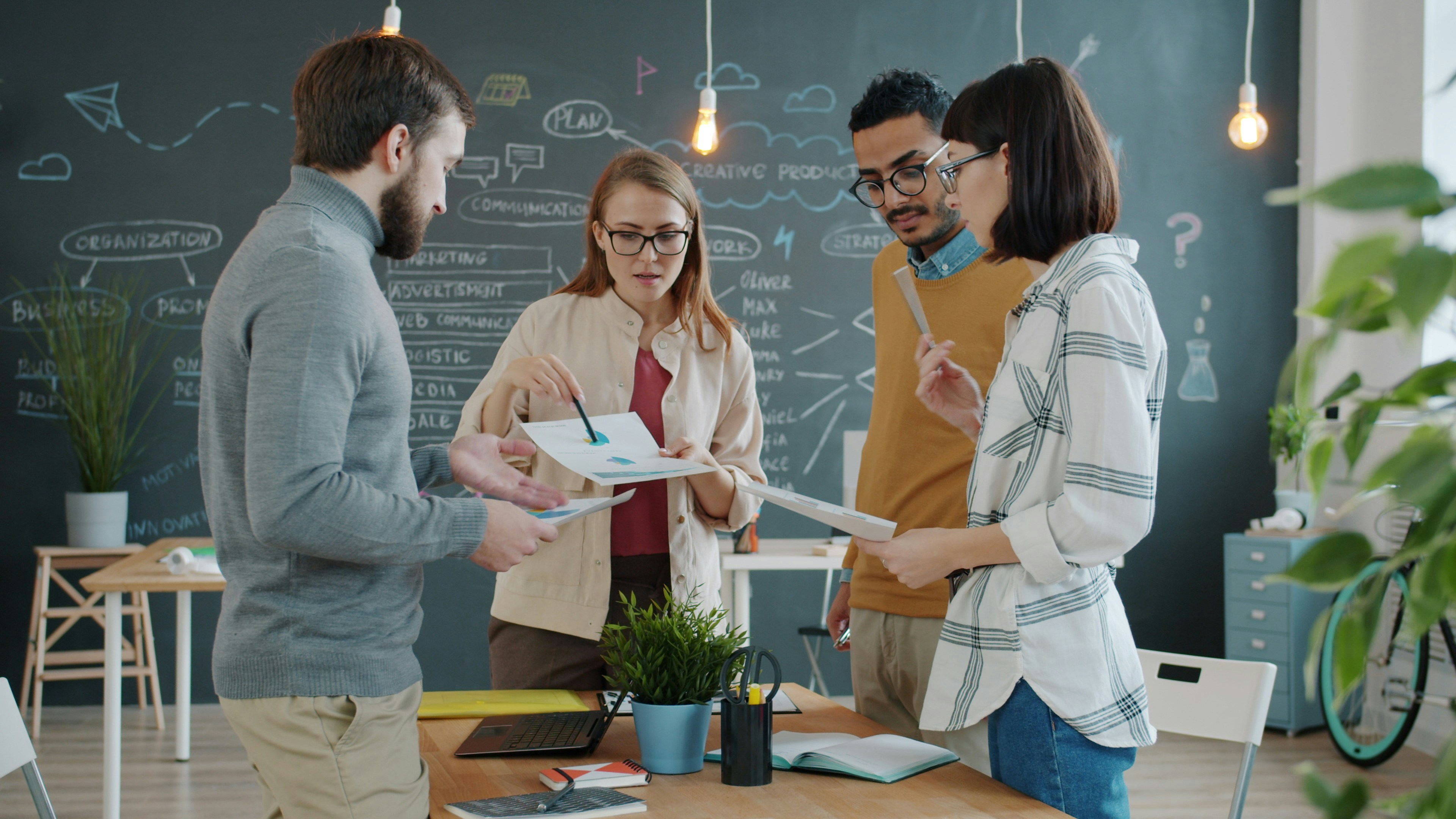 Signature Software team collaborating with local client